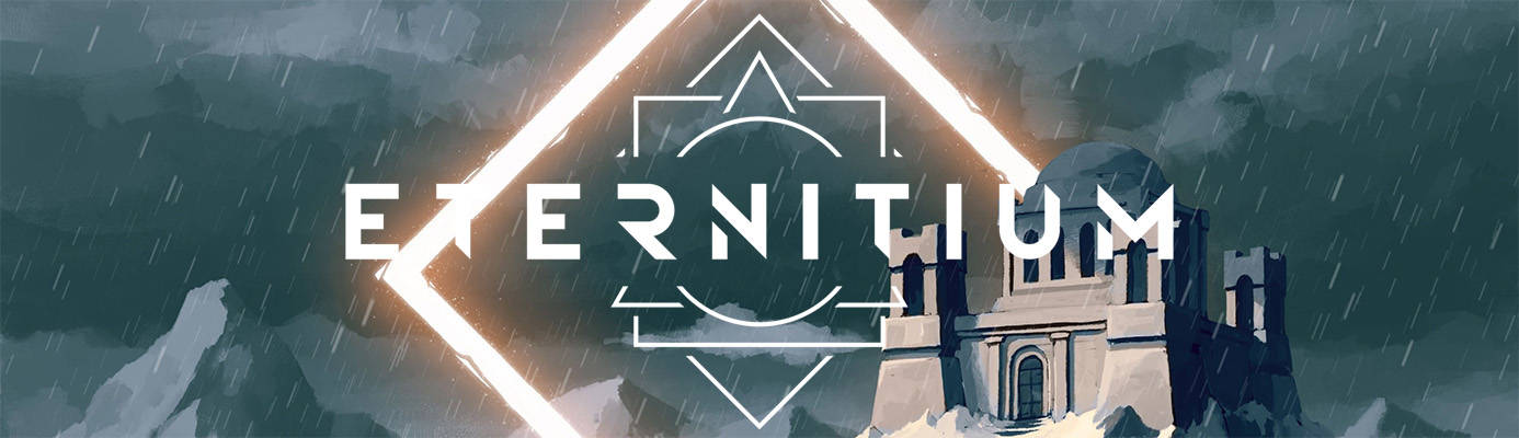 Eternitium logo on the banner