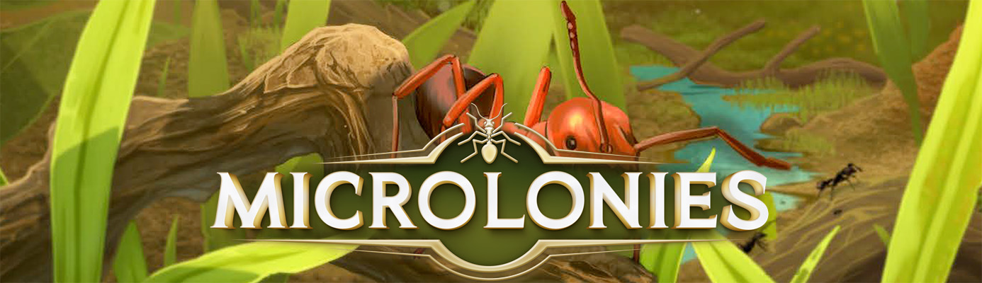Microlonies logo on the banner