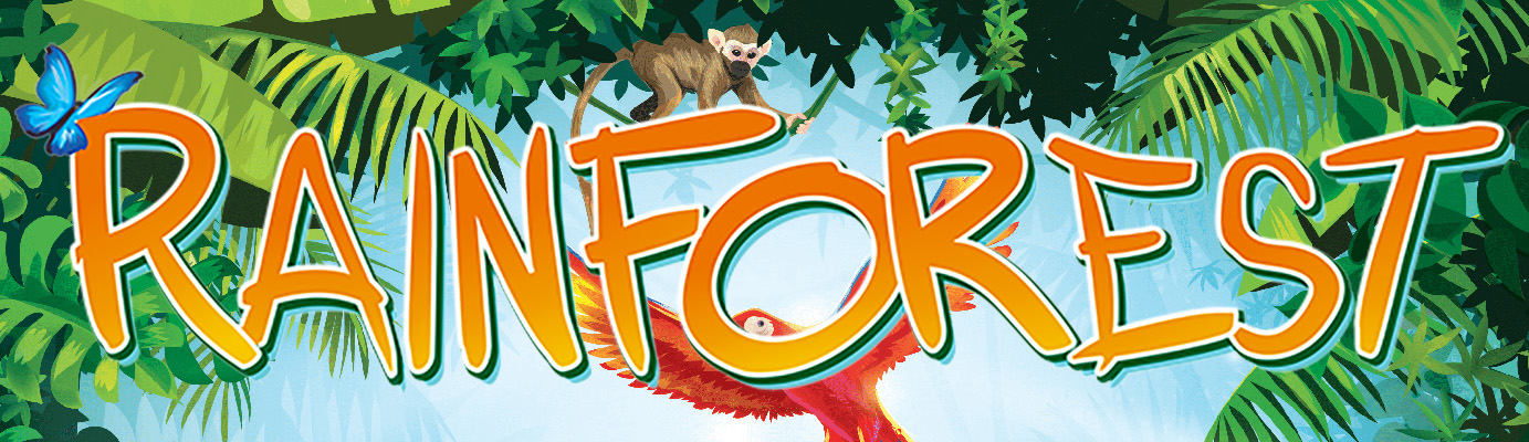 Rainforest logo on the banner