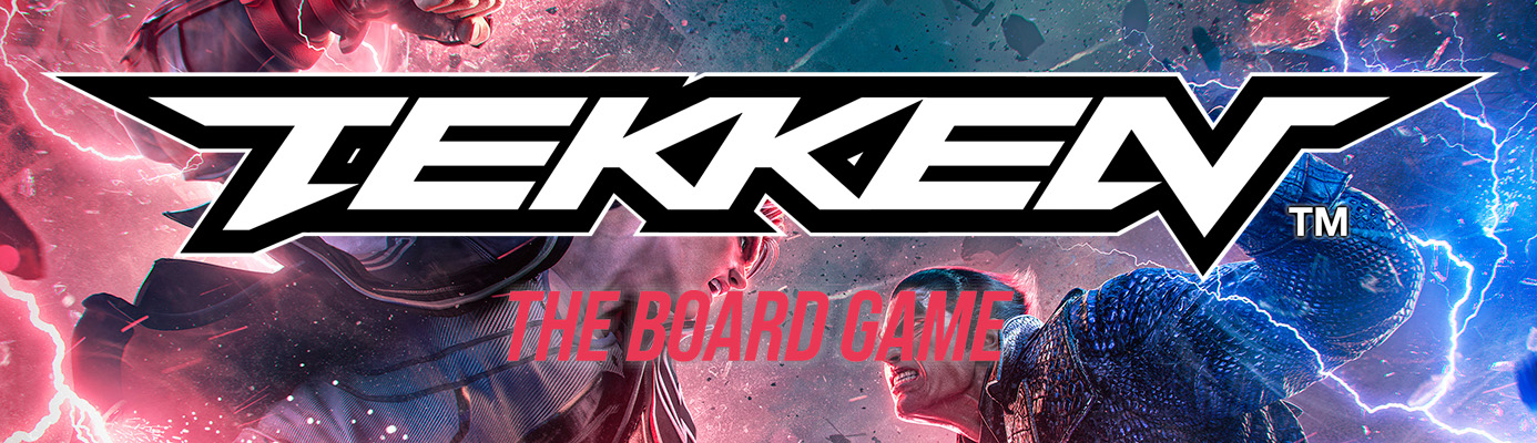 Tekken logo on the banner